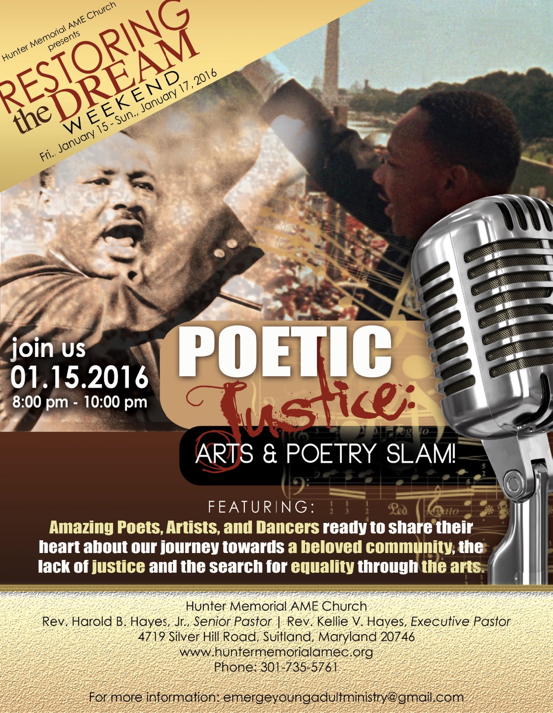 M.L.K. Poetic Justice Arts & Poetry Slam